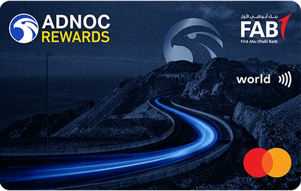 FAB ADNOC Rewards Credit Card card art