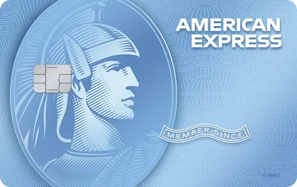 Blue from American Express card art