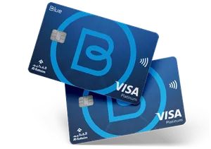 Blue FAB Platinum Credit Card by Al-Futtaim card art