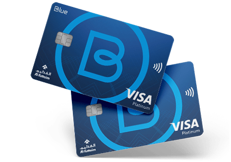 Blue FAB Platinum Credit Card by Al-Futtaim card art