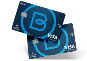 Blue FAB Signature Credit Card by Al-Futtaim card art