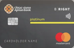 Ajman Bank BRight Platinum Credit Card card art