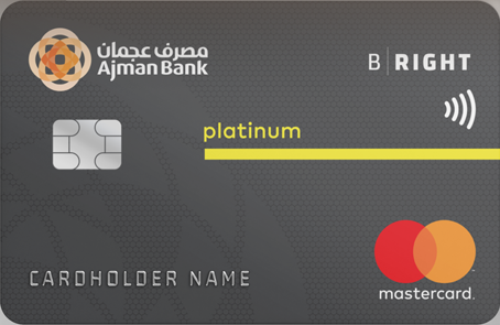 Ajman Bank BRight Platinum Credit Card card art