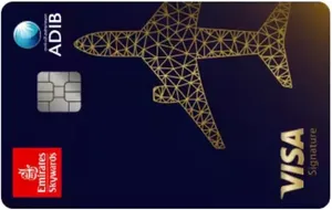 ADIB Emirates Skywards Visa Signature card art