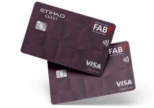 FAB Etihad Guest Signature Credit Card card art