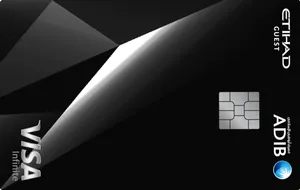ADIB Etihad Guest Visa Infinite card art