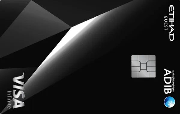 ADIB Etihad Guest Visa Infinite card art