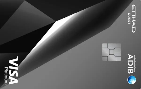 ADIB Etihad Guest Visa Platinum card art