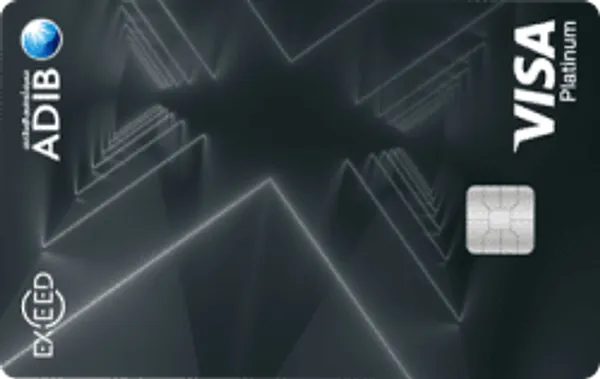 ADIB Exceed Visa Platinum card art
