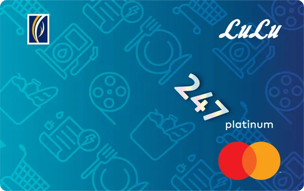 Emirates NBD LuLu 247 Platinum card art
