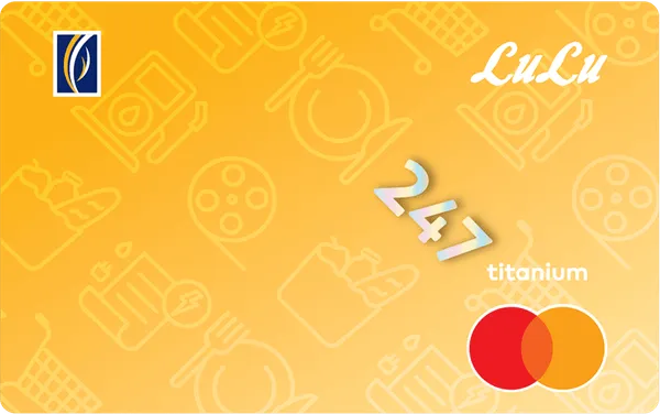 Emirates NBD LuLu 247 Titanium card art