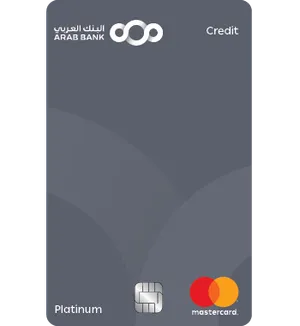 Arab Bank Platinum Mastercard card art