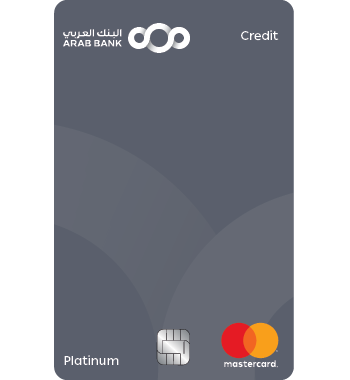 Arab Bank Platinum Mastercard card art
