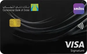 CBD Smiles Visa Signature card art