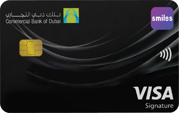 CBD Smiles Visa Signature card art