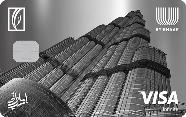 Emirates NBD U by Emaar Visa Infinite Emirati card art