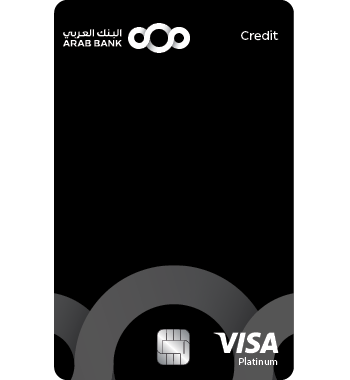 Arab Bank Visa Platinum Credit Card card art