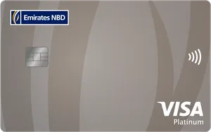 Emirates NBD Visa Platinum card art