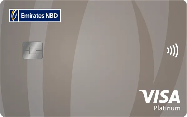 Emirates NBD Visa Platinum card art